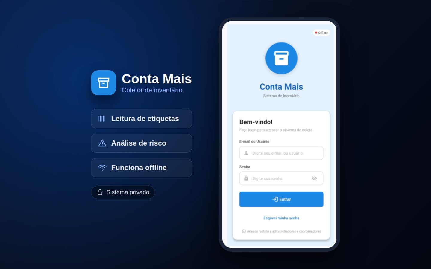 Screenshot of Conta Mais