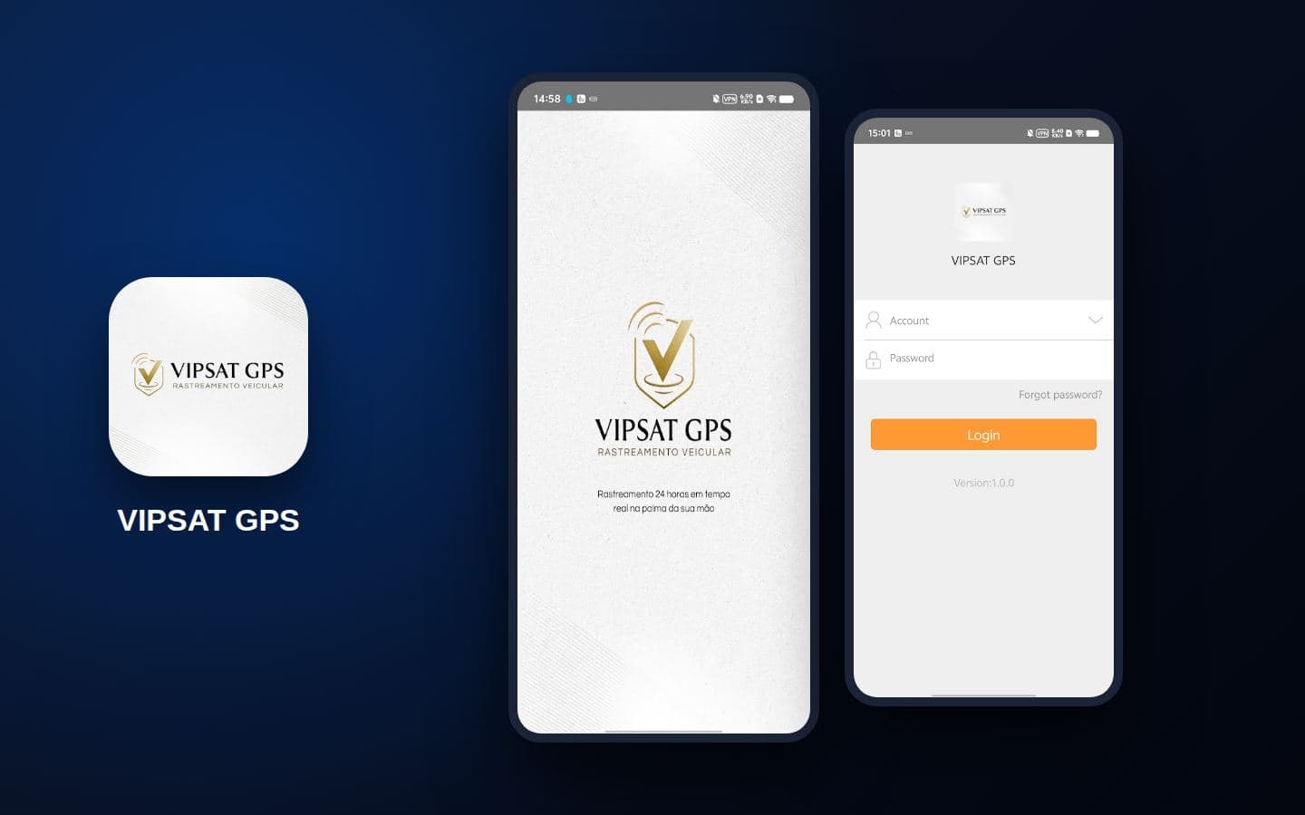 Screenshot of VIPSAT GPS